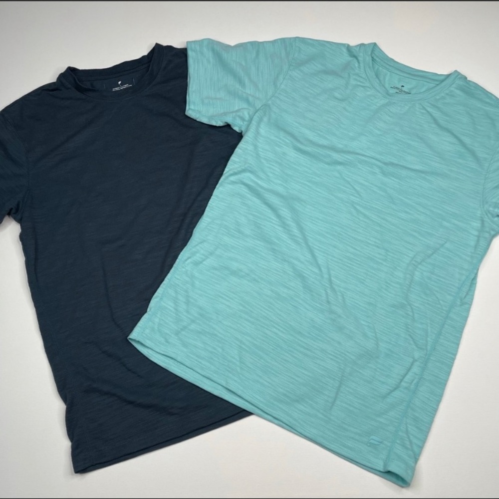 Fabletics Set of 2 Tees Tshirts Tops Short Sleeve Soft Comfy Casual Outdoor